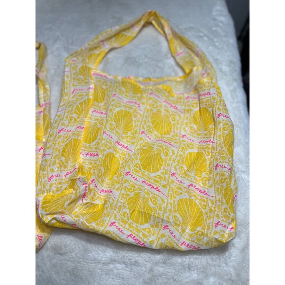 Free People yellow pink shells tote bag set - Picture 8 of 8